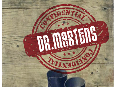 Dr. Martens Promotional Ad Poster adobeillustrator advertising design graphic design poster