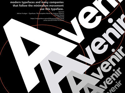 Avenir Poster adobeillustrator design graphic design posterdesign