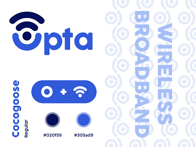 Opta Wireless Broadband Logo Concept