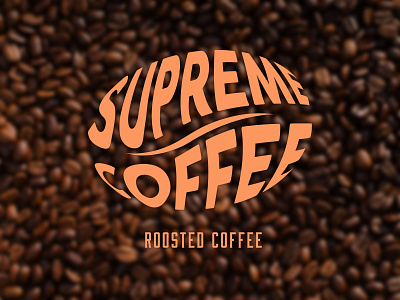 Supreme Coffee Logo Design branding branding design iconography illustration logo logodesign vector