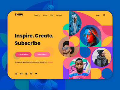 Fling Studio Landing Page