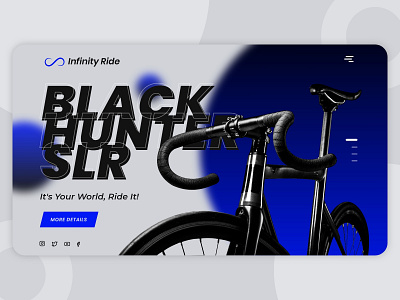 Landing Page - Bike Shop bike branding design design illustration landing page typography ui uidesign ux web layout