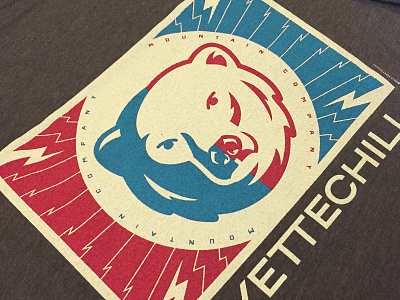 FC Bear Flag bear design flag icons illustration tee shirts tees