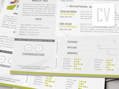 Resume/CV - Creative & Corporate