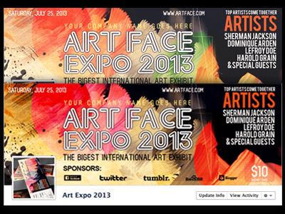 Art Show & Art Expo Facebook Cover