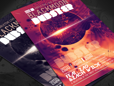 Techno Dubstep Rave Club Flyer ableton club flyers dubstep euro flyer mockups flyers futuristic flyers house indie loopmasters techno trance