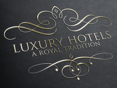 Luxury & Royal Logos corporate logo flourishes hotel logos identity logos luxury logo pro logos swirls