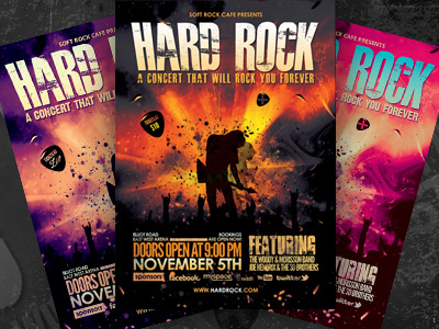 Hard Rock Concert Flyer