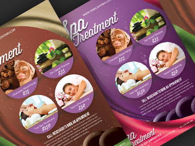 Spa Treatment Flyer corporate flyers hotel banners outdoor banners psd templates resorts saloon flyers sauna spa banners spa adverts spa banner spa brochures spa design spa outdoor banners