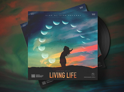 Living Life Pre-made Album Cover free album covers