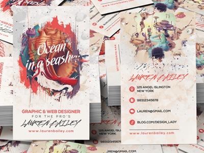 Creative Design Business Card artistic business card business card business card mockup business card templates calling card colorful creative creative business card creative business cards design inspiration designer