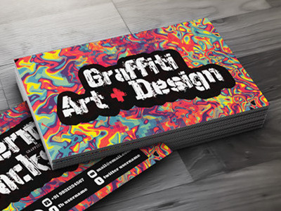 Creative Business Card for Graffiti Artists & Designers