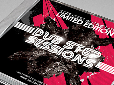 Dubstep Mixtape CD Cover Template