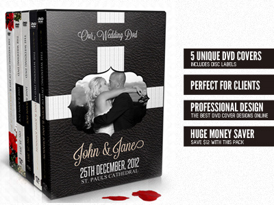 Wedding DVD Cover & Disc Label Premium Bundle