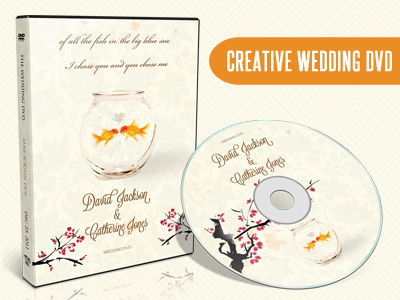 Creative Wedding DVD & Disc Label Artwork
