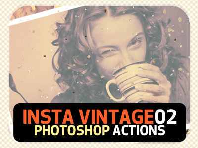 INSTA Vintage Photoshop Actions (ATN) #1