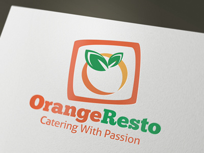 Orange Resto - Restaurant Logo Template