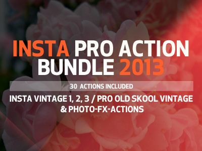 INSTA PRO Premium Photoshop Action Bundle 2013