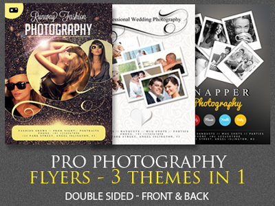 Photography Flyer Pro Series - 3 Themes in 1