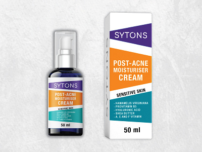 Post Acne Cream Packaging Design branding design graphic design logo