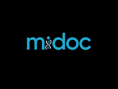 Midoc Logo branding graphic design icon illustration logo minimal vector logo