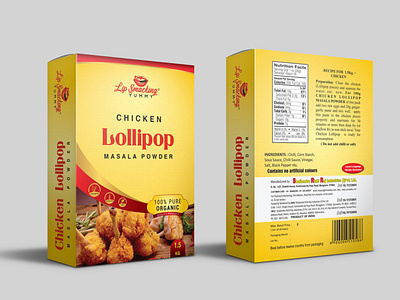 Spice Packaging Box Design box branding graphic design package spice packaging box design vector