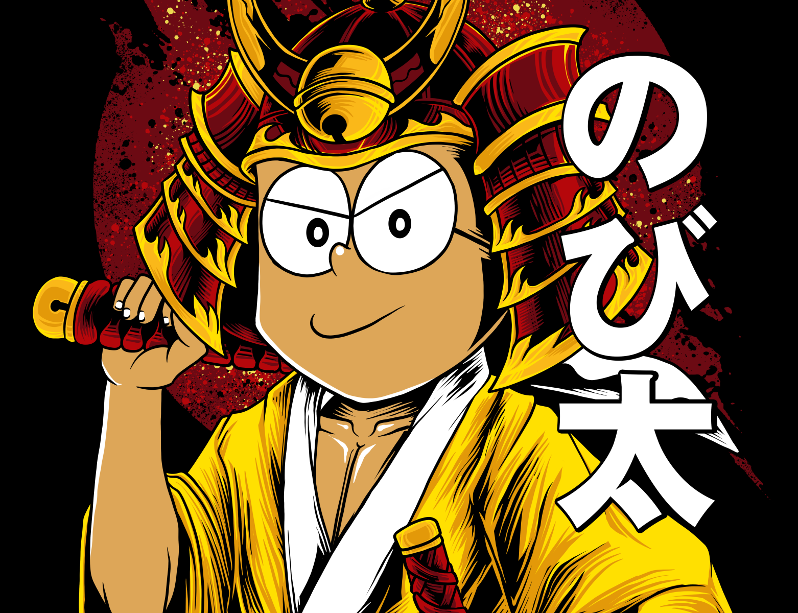 nobita-samurai-version-doraemon-by-indra-pramana-on-dribbble