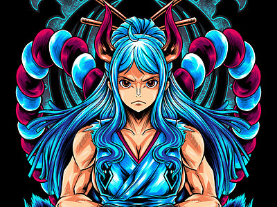Kaido fanart from one piece in pixel art by Sirajuddin Abraham on Dribbble