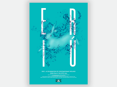 ÉRIU Poster festival gig illustration poster typography