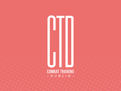 Ctd Logo branding combat training fitness logo logotype marketing sport training