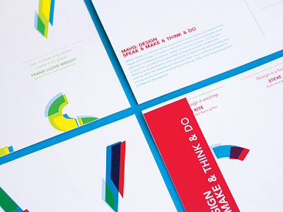 Mavis Design Postcard Detail layout marketing postcards print quotes typography