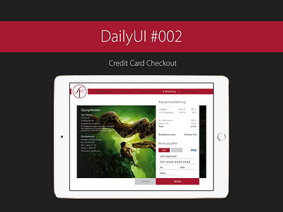 Daily UI Challenge #002 002 credit card check out daily ui