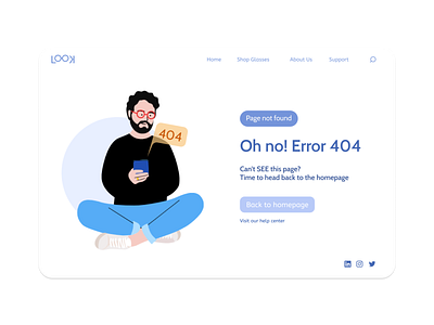 404 Page app design branding daily ui design freelance ui graphic design illustration product design product designer ui ux
