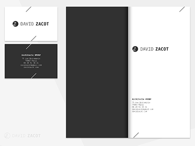 ZZ brochure business cards logo