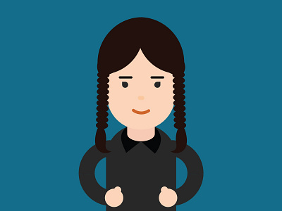 Happy Wednesday! braids character debut fun hair happy wednesday hello dribbble icon illustration people smile wednesday