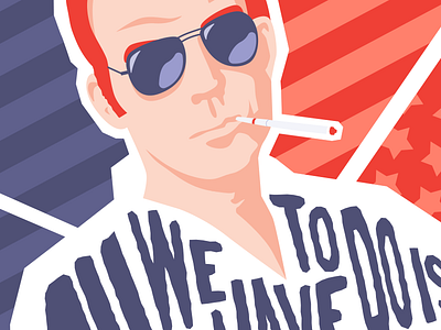 Hunter S. Thompson Quote - Poster