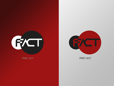 FACT "FIRST ACT IN FACT" MULTIPLE OPTION branding design graphic design logo typography