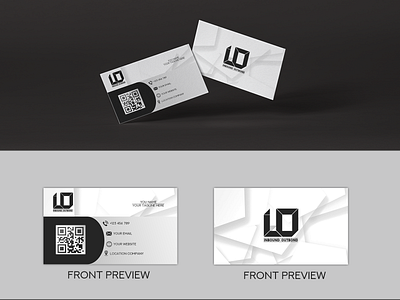 IO "INBOUND OUTBOND" BUSINESS CARD branding design graphic design illustration logo typography