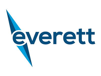 City of Everett branding city compas everett logo minimal northwest seattle type typography washington