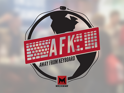 AFK afk branding gaming identity illustration logo machinima typography youtube