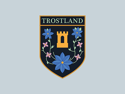 Trostland badge castle destiny destiny 2 devrim floral flowers games gaming kay trostland