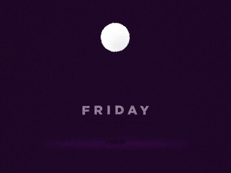 Friday Vibes animation graphics motion