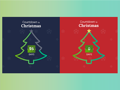 Christmas Countdown Timer 014 countdown dailyui holiday timer