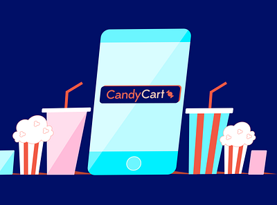 Candy Cart design digital art graphic design illustration