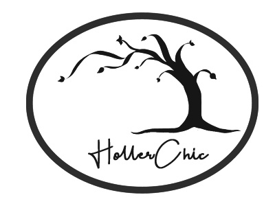 HollerChic Logo branding design graphic design logo