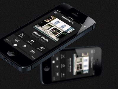 Music Player app application brand design ios iphone itunes music music player service spotify ui