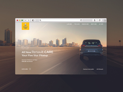 Renault Care design flat strategic design ui uidesign ux uxdesign web