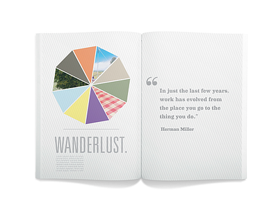 Wanderlust book design