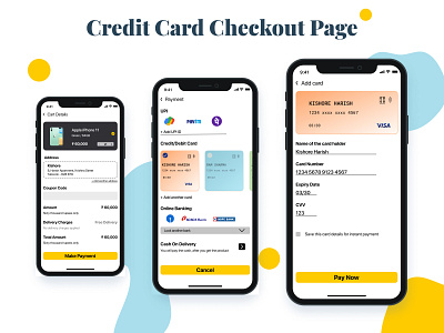 Credit Card Checkout Page | Daily UI 002 app checkout credit card daily ui daily ui 002 design prototype typography ui ui for credit card checkout ux