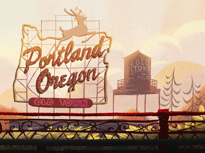 Opening Shot animation art art house special oregon portland production design stag travel portland